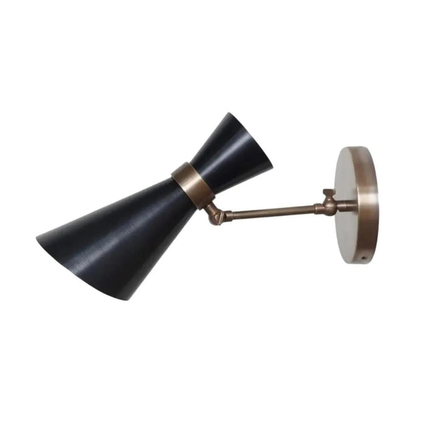 Mid Century Brass Peggy Wall Lamp, Stilnovo Style Diabolo Sconce, Adjustable Italian Modernist Wall Light, Bedside Reading Lamp Bedroom