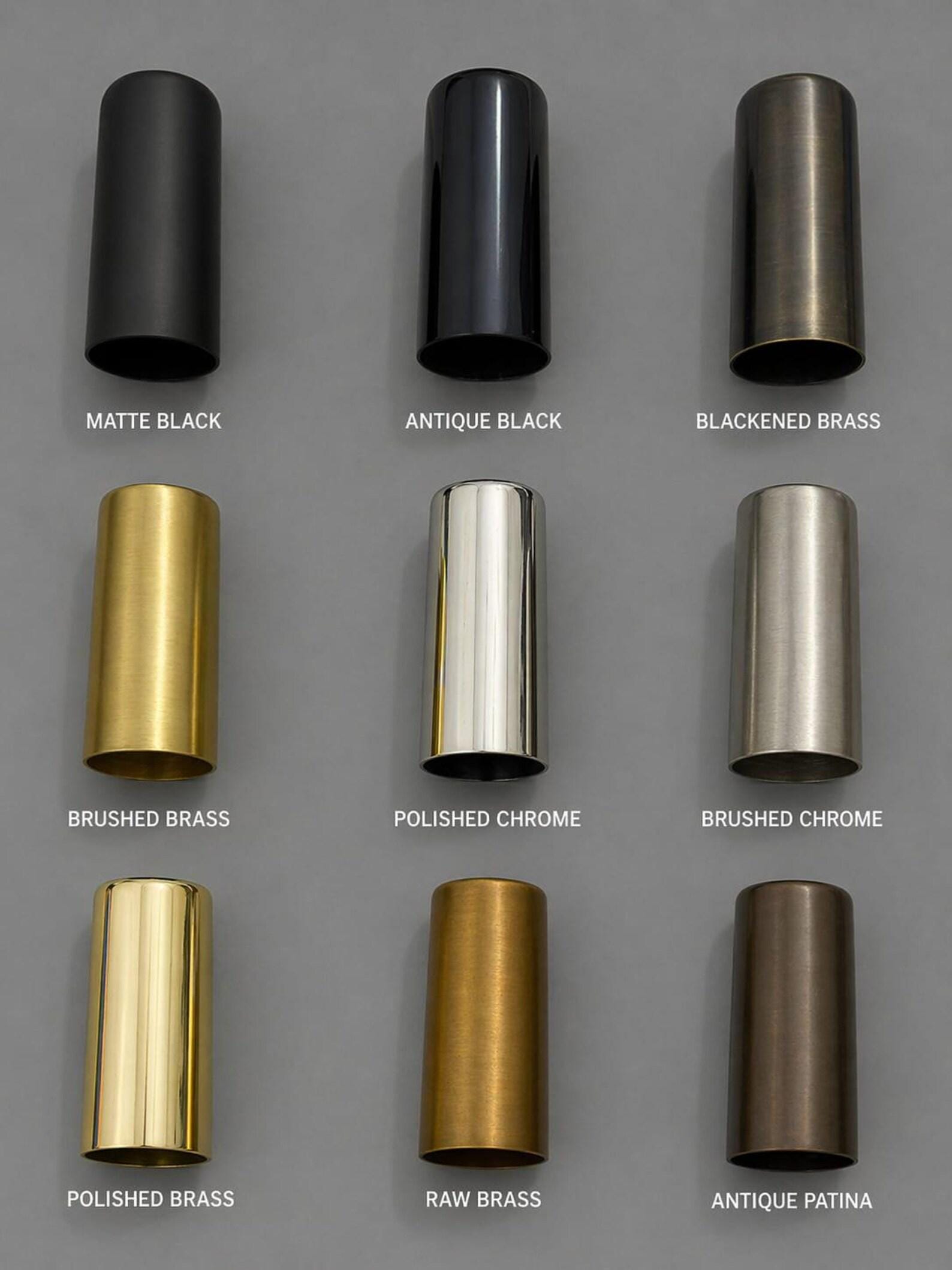 Brass Cylinder Flush Mount Ceiling Light: Minimalist Tube Spotlight | Modern Low Profile Downlight for Kitchen Hallway Entryway