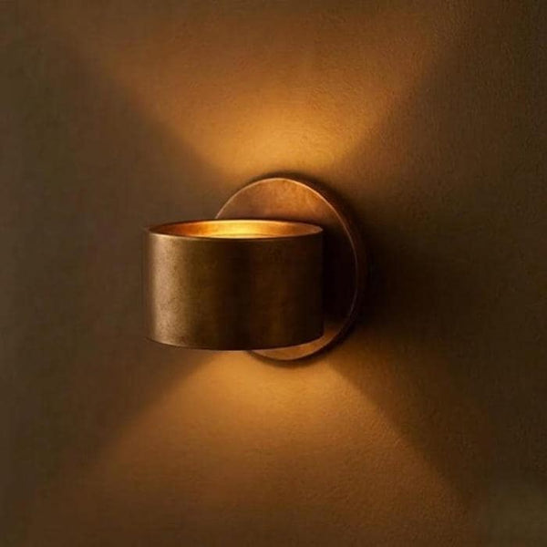 Modern Raw Brass Single Vanity Light Wall Sconce Mid Century Sputnik Hardwired Wall Lamp Hallway Living Room Fixture Handmade Lighting