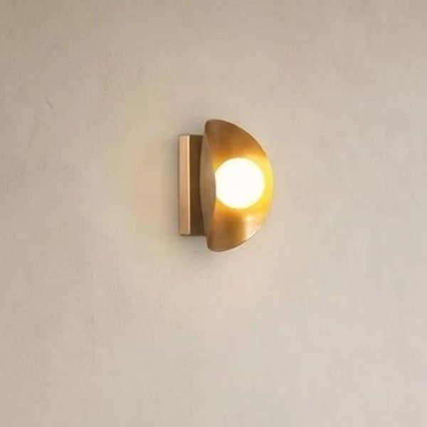 Mid Century Brass Wall Sconce: Italian Style Modern Art Deco Lamp, Sputnik Bedside Reading Wall Lamp, Bedroom Living Room Vanity Lighting
